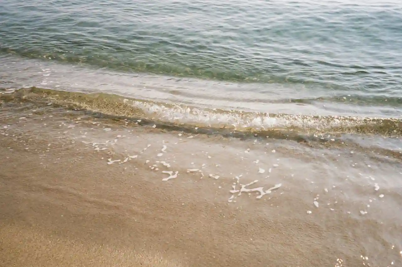 Rivage de sable fin et eau claire à Argelès-sur-Mer, sur le littoral méditerranéen